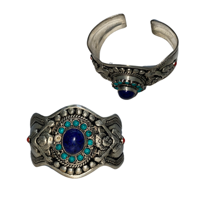 Semi Precious Stone Garuda Wrist Cuff